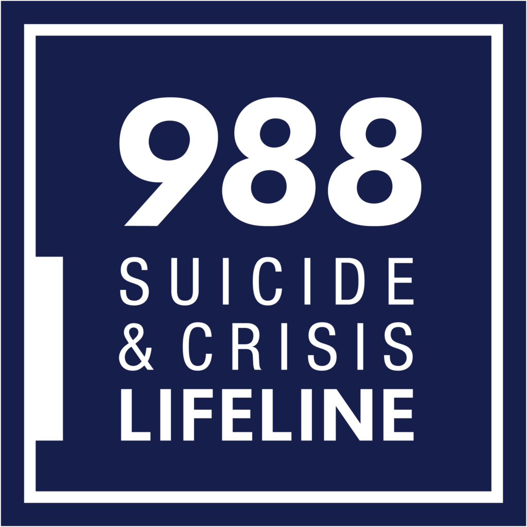 988 suicide and crisis lifeline image logo